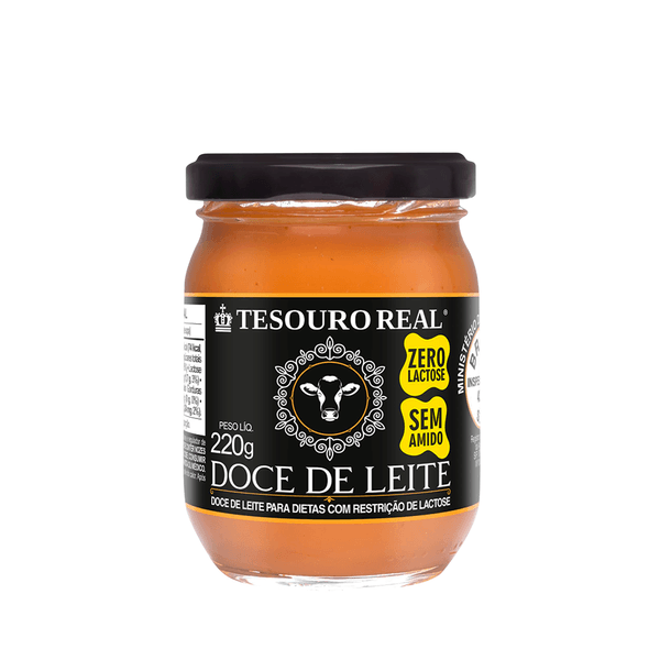 Doce de Leite Tradicional Sem Lactose Tesouro Real - 220g