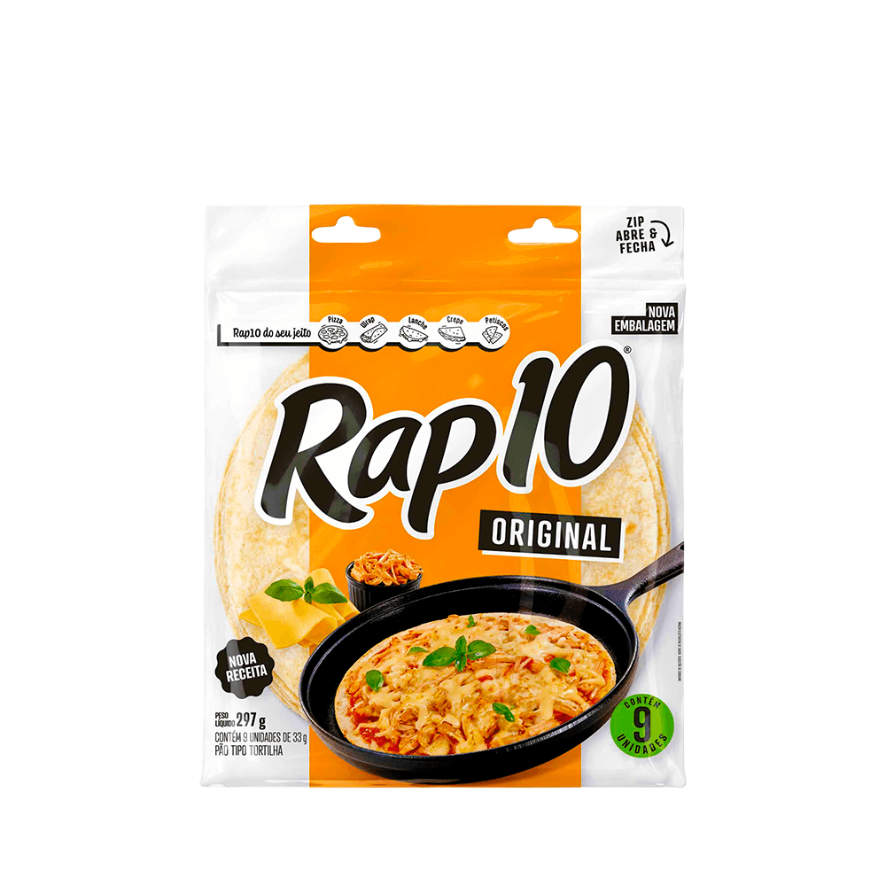 Pão Tortilha Original Rap10 – 297g