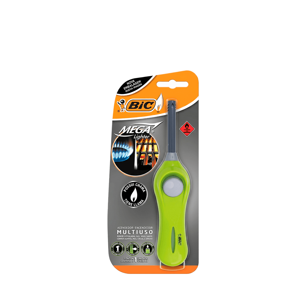 Acendedor a Gás Multiuso Cor Sortida BIC – 1 Unidade