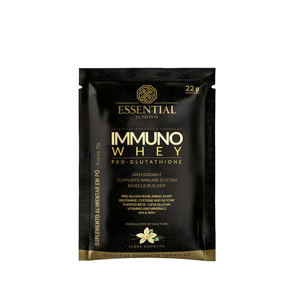 Proteína Immuno Whey Sabor Baunilha Essential Nutrition - 25g