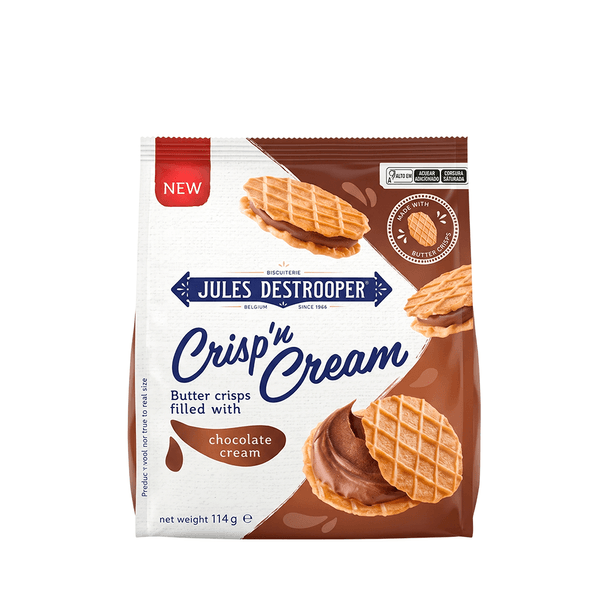 Biscoito Amanteigado Recheado de Chocolate Jules Destrooper – 114g