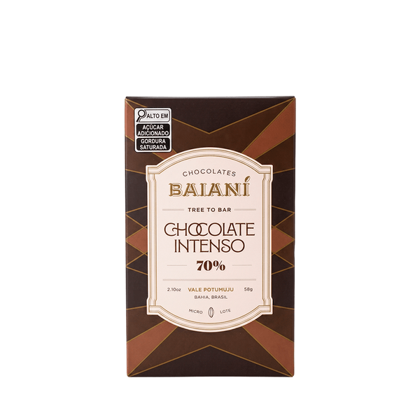 Chocolate Intenso 70% Cacau Torra Sutil Baianí – 58g