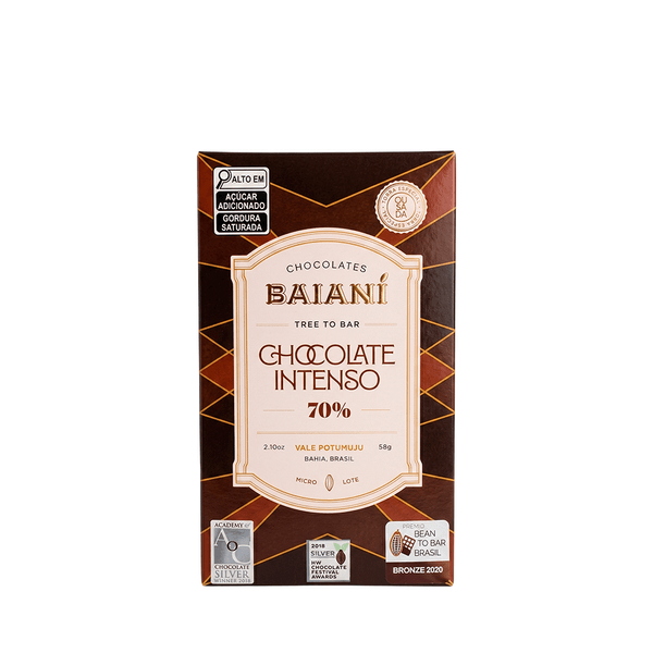 Chocolate Intenso 70% Cacau Torra Ousada Baianí – 58g