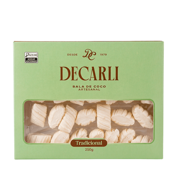 Bala de Coco Tradicional Decarli - 250g