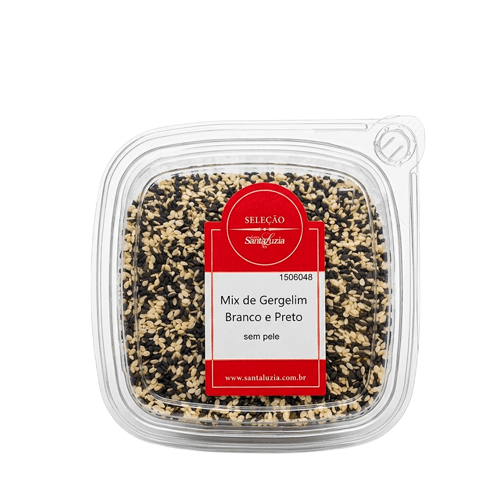 Mix Gergelim Preto e Branco Casa Santa Luzia - 150g