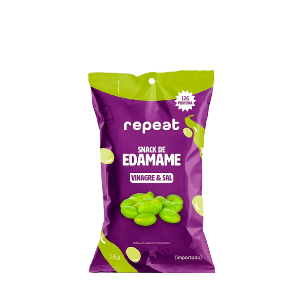 Snack Edamame Vinagre e Sal Repeat – 28g