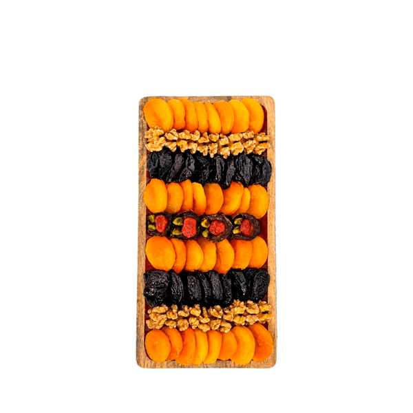 Presente de Dia das Mães Seleção de Frutas Secas em Bandeja Artesanal – 6 Itens