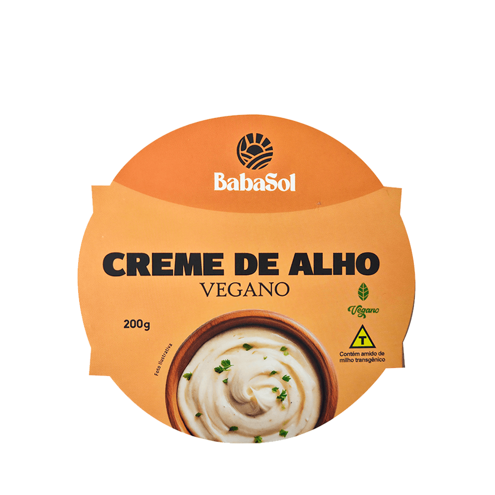 Creme de Alho Vegano BabaSol – 200g