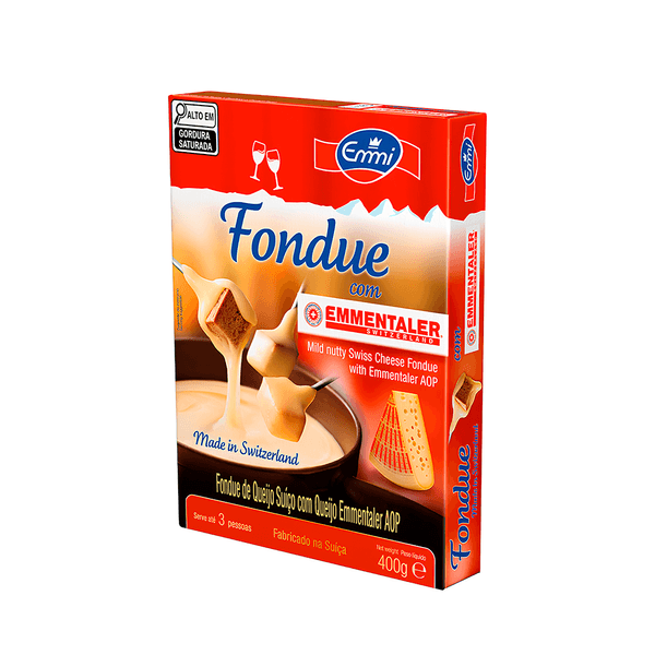 Fondue com Queijo Emmentaler Emmi – 400g