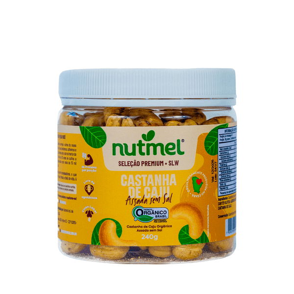 Castanha de Caju Orgânica Assada Nutmel 240g