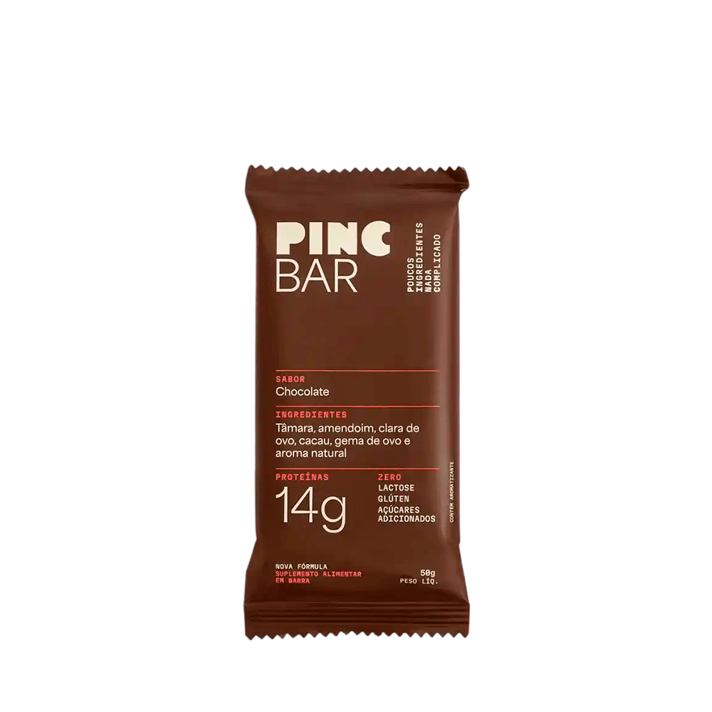 Barra de proteína Sabor Chocolate Pinc Bar – 50g