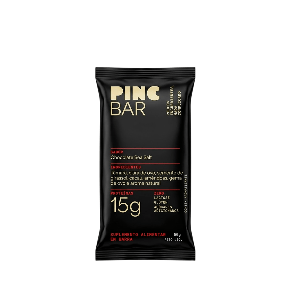 Barra de proteína Sabor Chocolate Sea Salt Pinc Bar – 50g