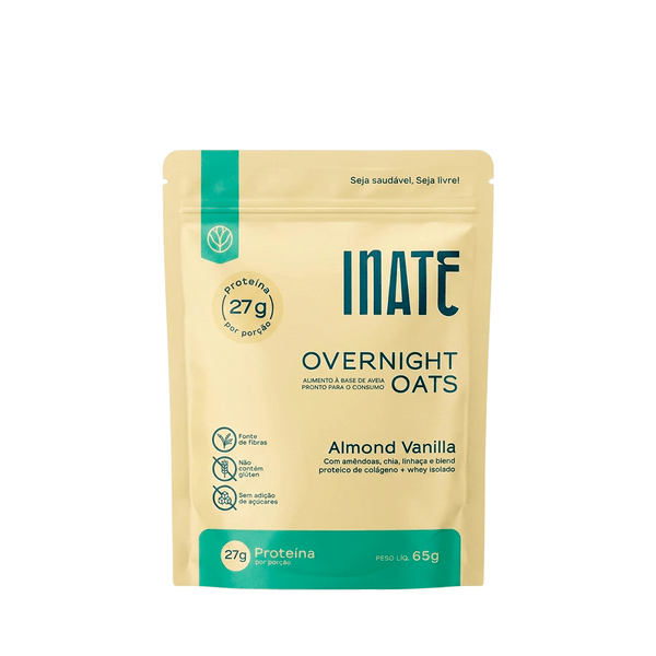 Overnight Oats Proteico Almond Vanilla Inate – 65g
