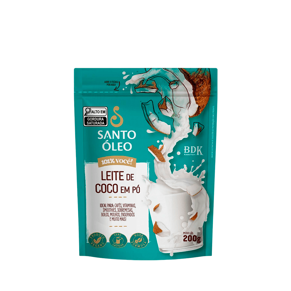 Leite de Coco em Pó Santo Óleo – 200g