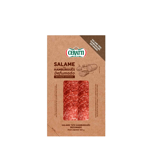 Salame Tipo Hamburguês Defumado Fatiado Ceratti – 100g