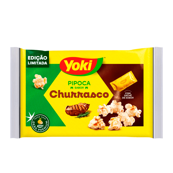 Pipoca Microondas Churrasco Yoki – 90g
