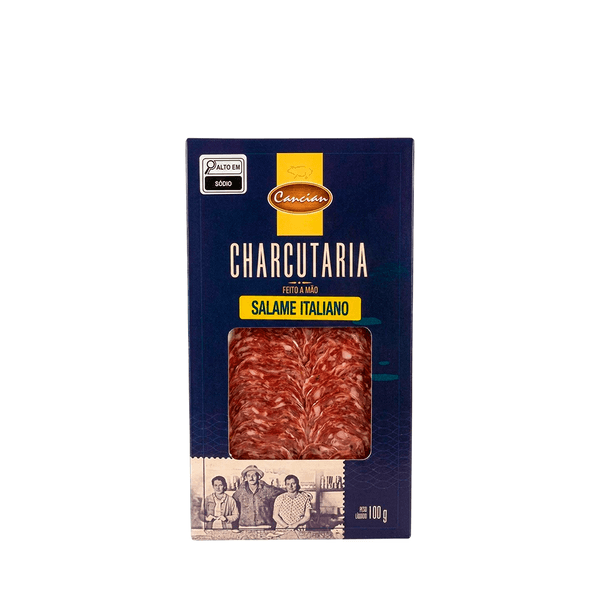 Salame Tipo Italiano Fatiado Cancian – 100g