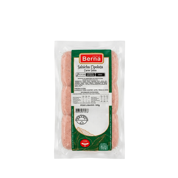Salsicha Cipolata de Carne Suína Berna – 320g