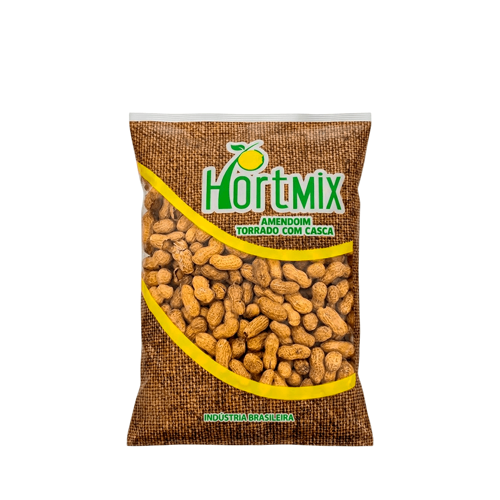 Amendoim Torrado com Casca Hortmix – 1kg