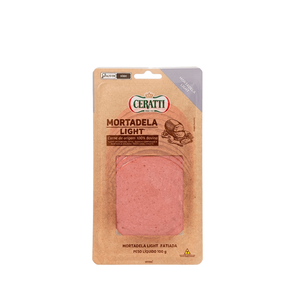 Mortadela Light Fatiada Ceratti – 100g