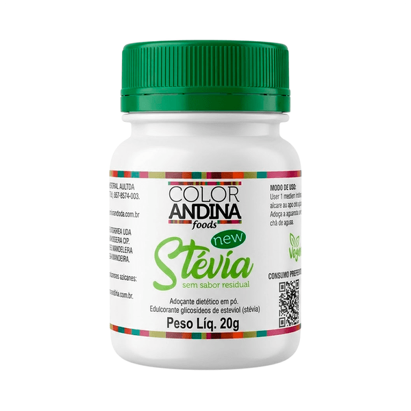Adoçante Color Andina Foods Stevia - 20g