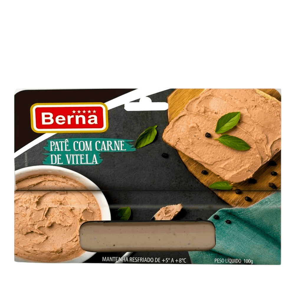 Patê com Carne de Vitela Berna – 100g