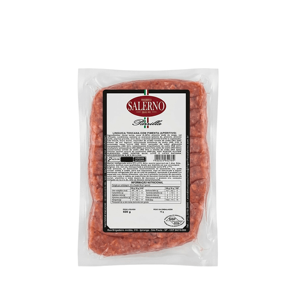 Linguiça Toscana Aperitivo Frigorífico Salerno – 500g