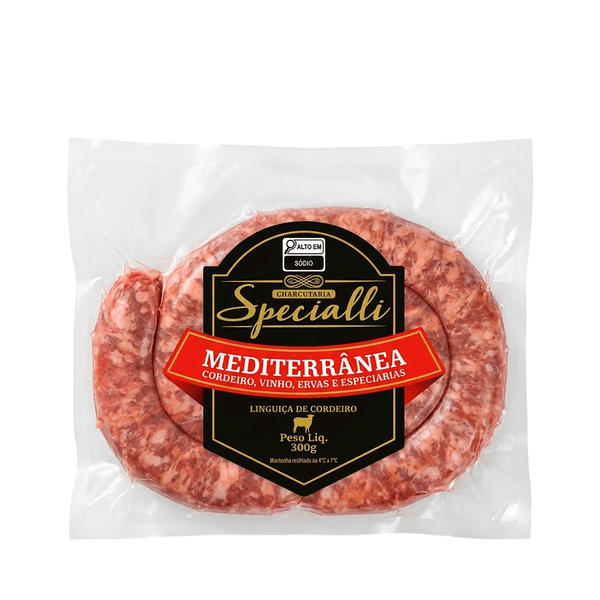 Linguiça de Cordeiro Mediterrânea Charcutaria Specialli – 300g