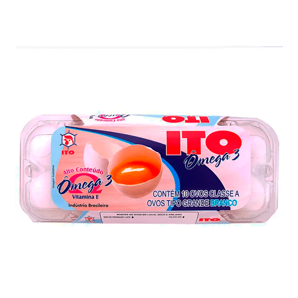 Ovos Brancos Omega 3 Ito Grande – 10 Unidades