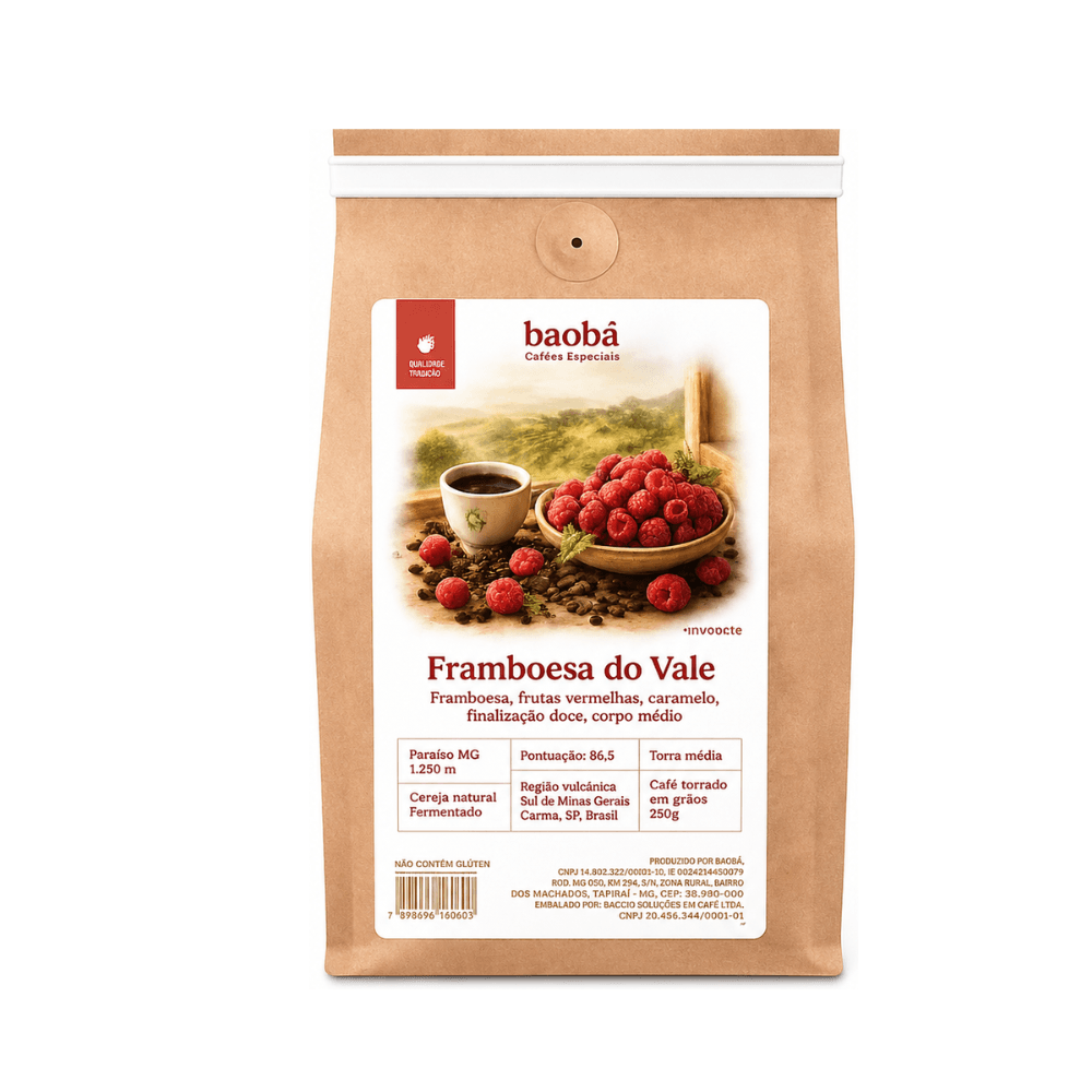 Café em Grão Framboesa do Vale Baobá - 250g