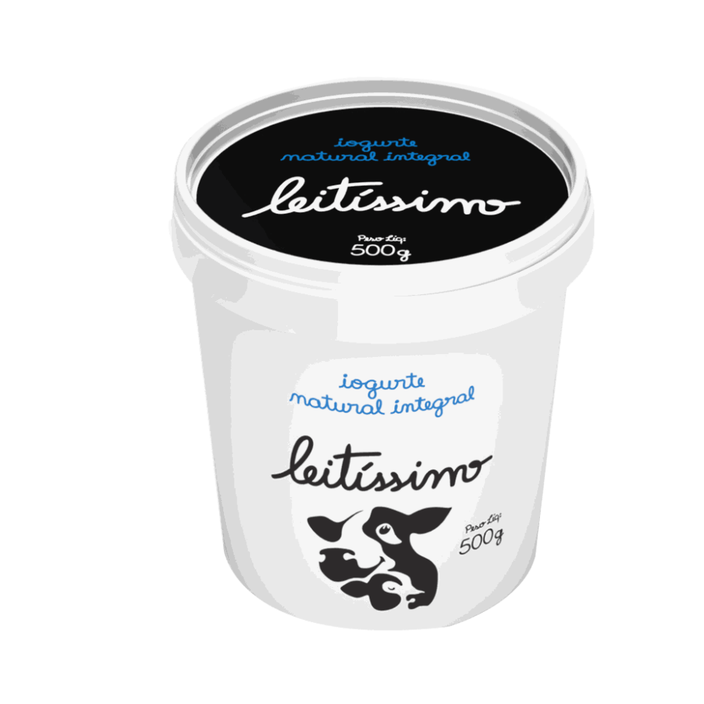 Iogurte Natural Integral Leitíssimo - 500g