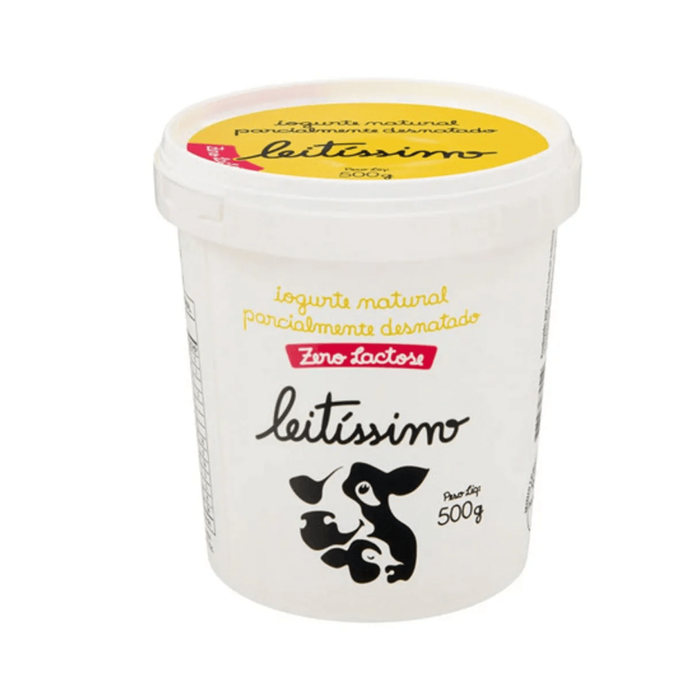 Iogurte Sem Lactose Parcialmente Desnatado Leitíssimo – 500g