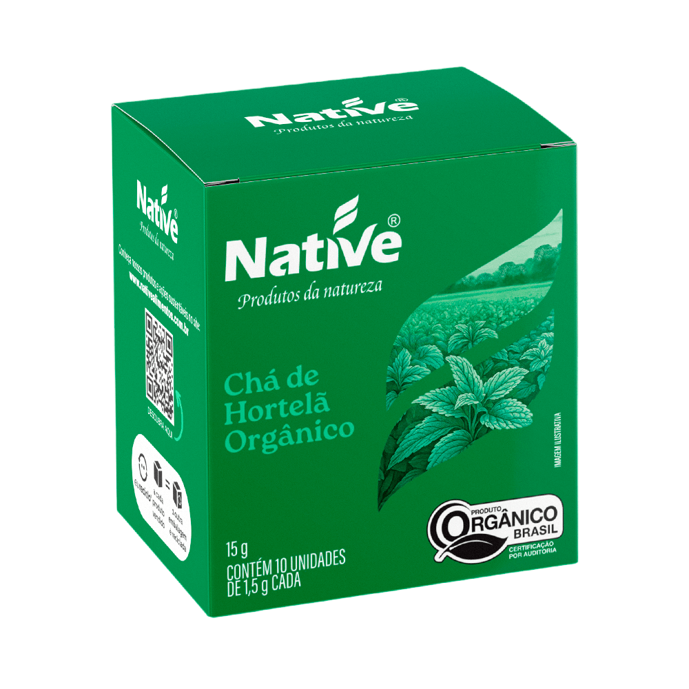 Chá de Hortelã Orgânico Native – 15g