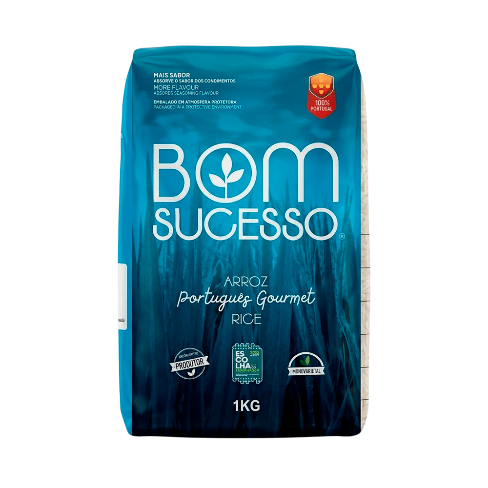Arroz Carolino Bom Sucesso 1kg