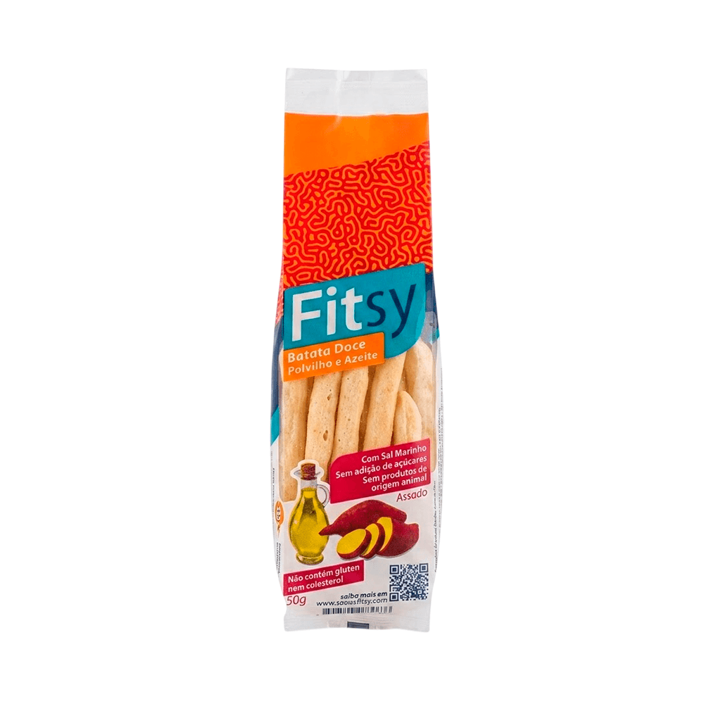 Biscoito de Batata Doce Sem Glúten Fitsy 50g