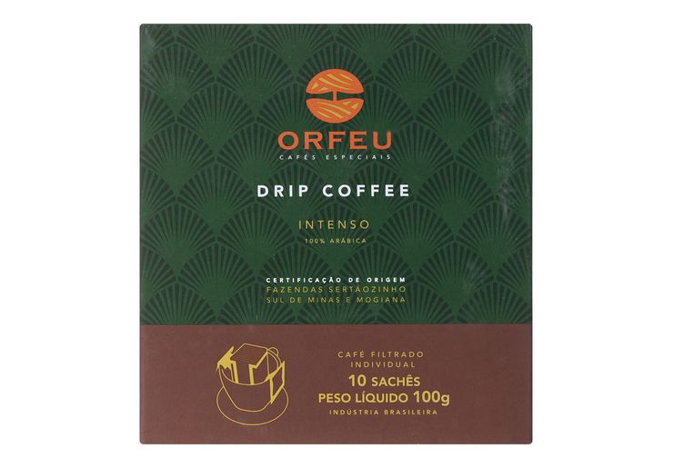 Café Orfeu Drip Coffee Intenso 100g Casa Santa Luzia