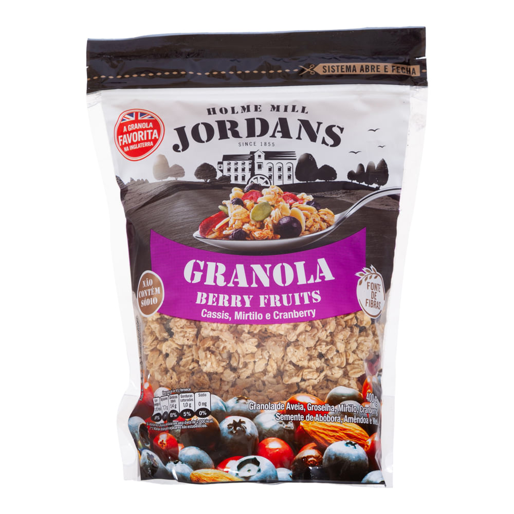 Granola Jordans Berry Fruits 400g Casa Santa Luzia