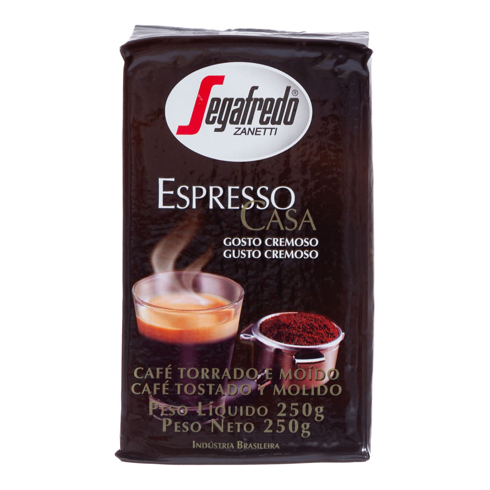 Café Torrado e Moido Espresso Vácuo Segafredo 250g Casa