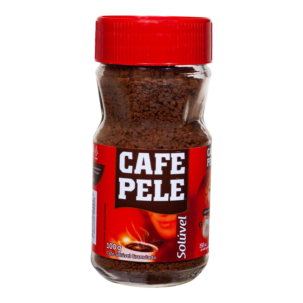 Café Pelé Solúvel Granulado 100g - Casa Santa Luzia