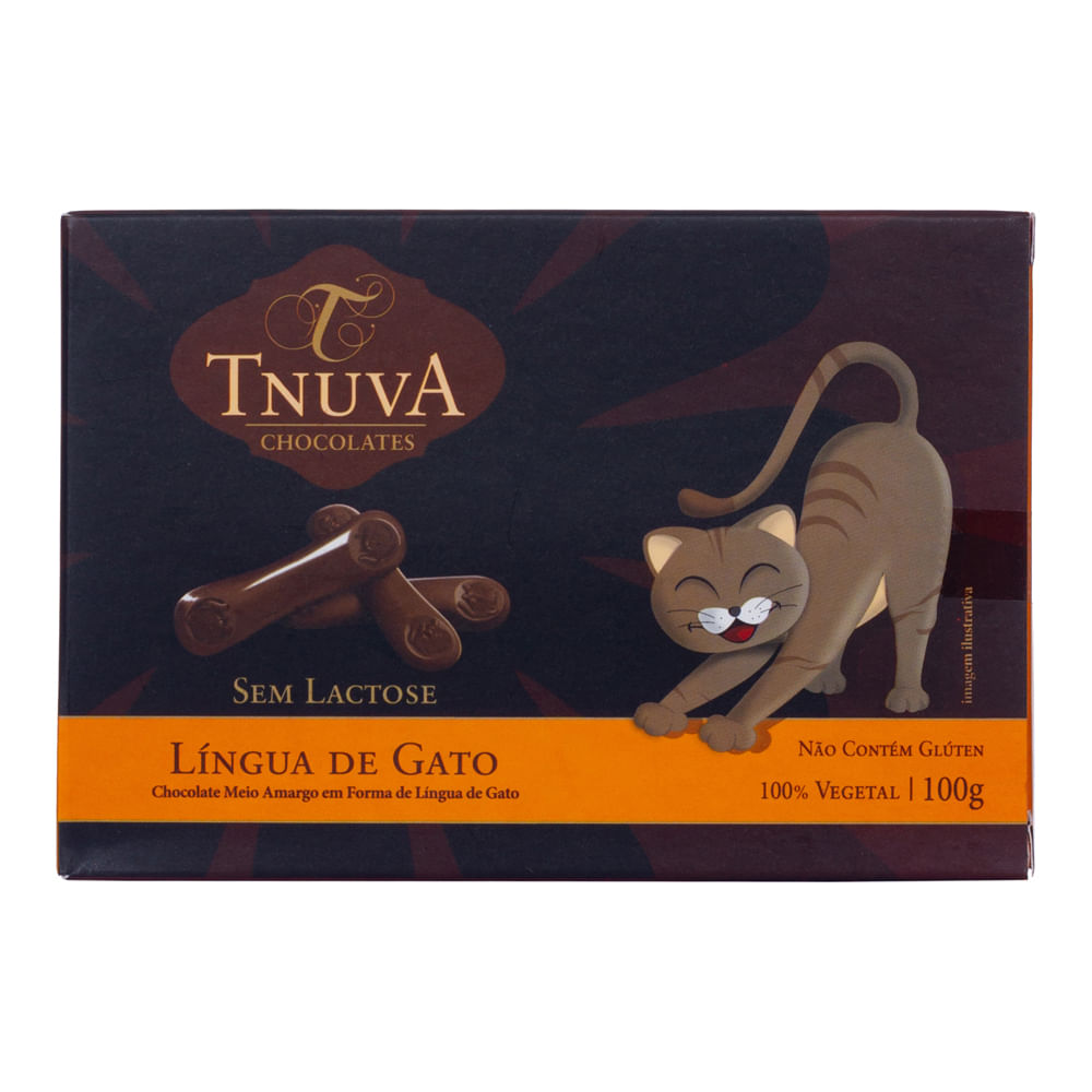 Chocolate Tnuva Língua de Gato 100g Casa Santa Luzia
