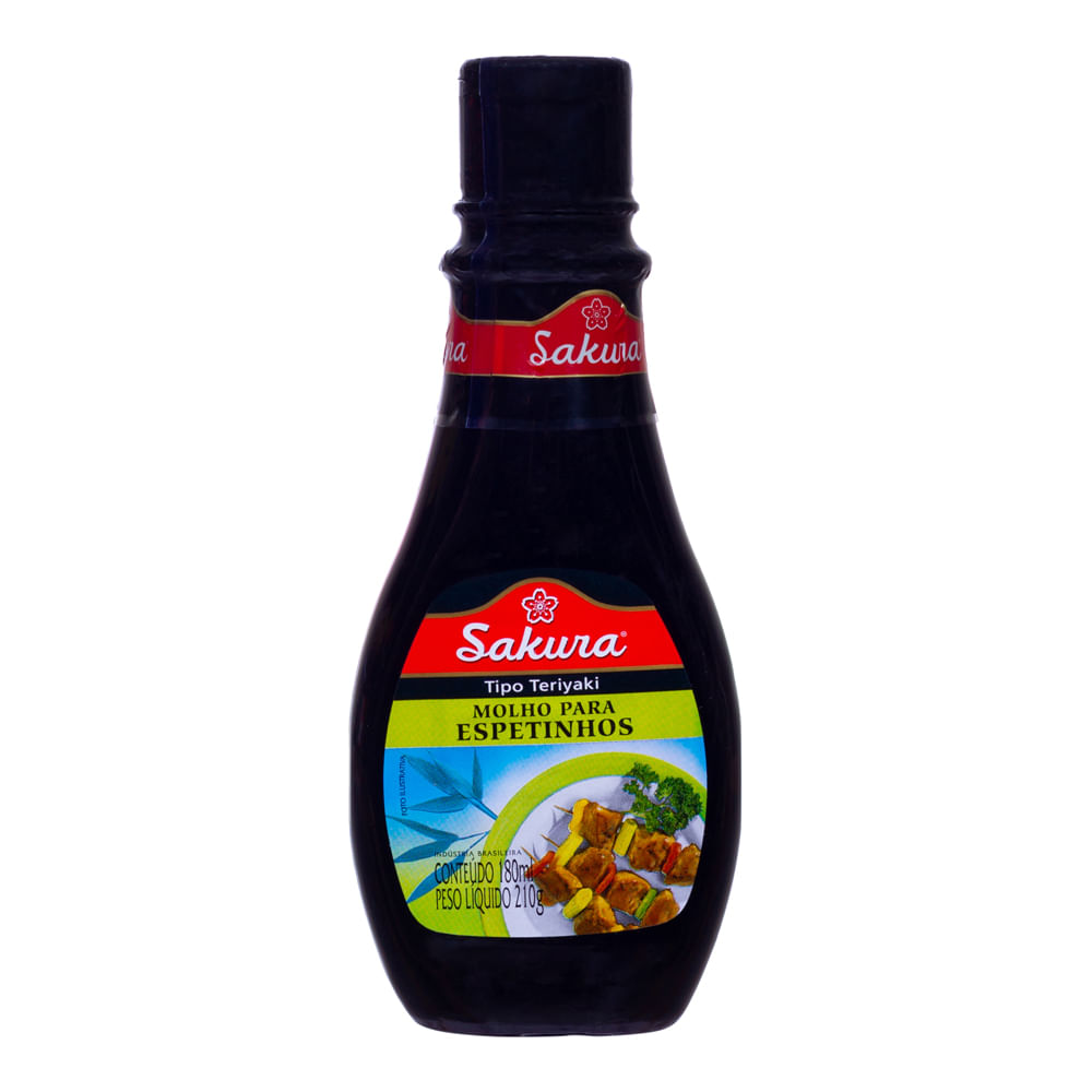 Molho de Soja Sakura Teriyaki 180ml Casa Santa Luzia
