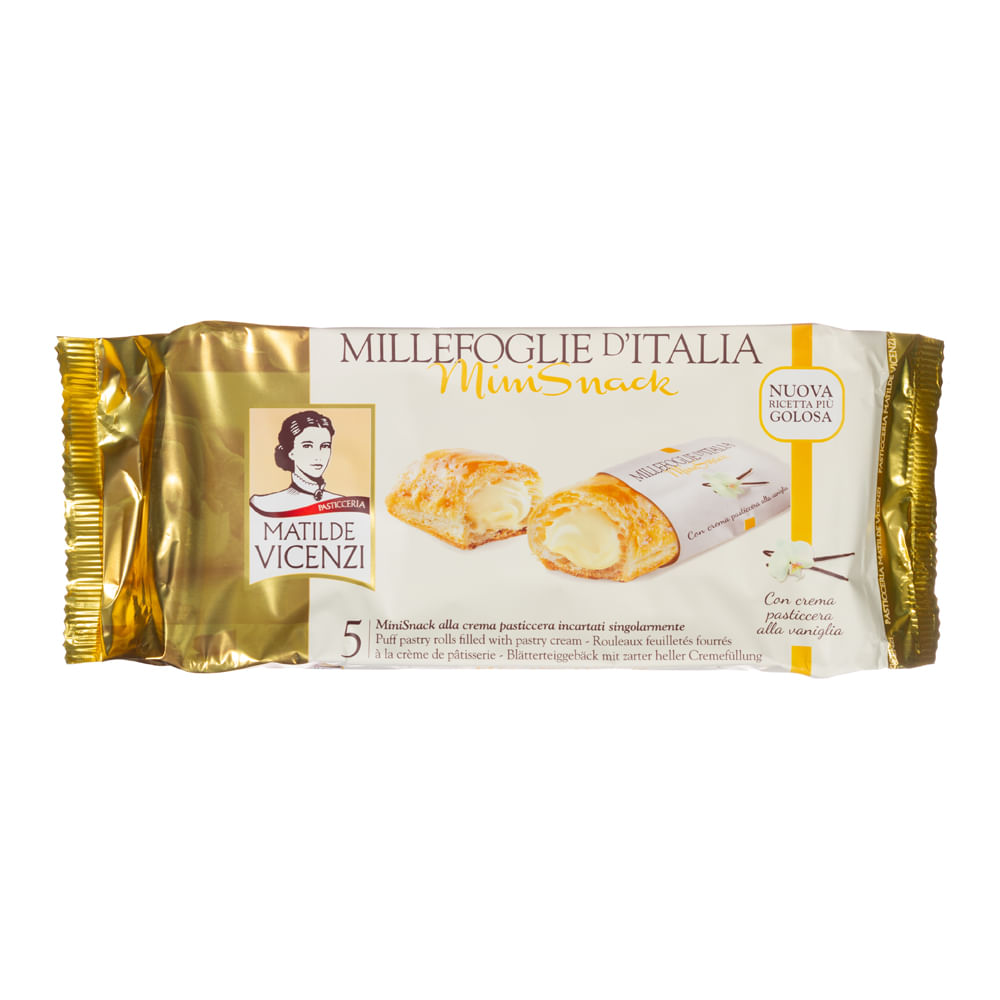 Biscoito Millefoglie D Italia Com Recheio De Baunilha Vicenzi 125g Casa Santa Luzia