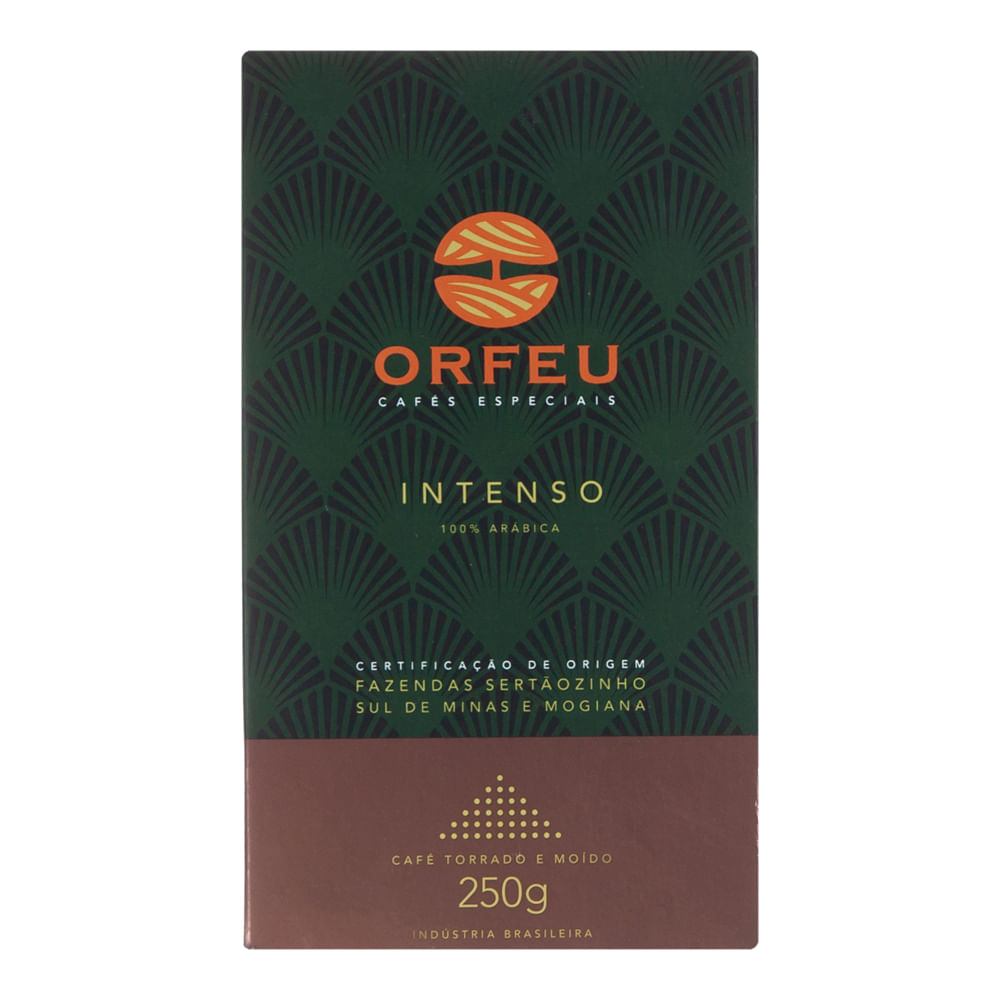 Café Orfeu Torrado E Moído Intenso 250g Casa Santa Luzia