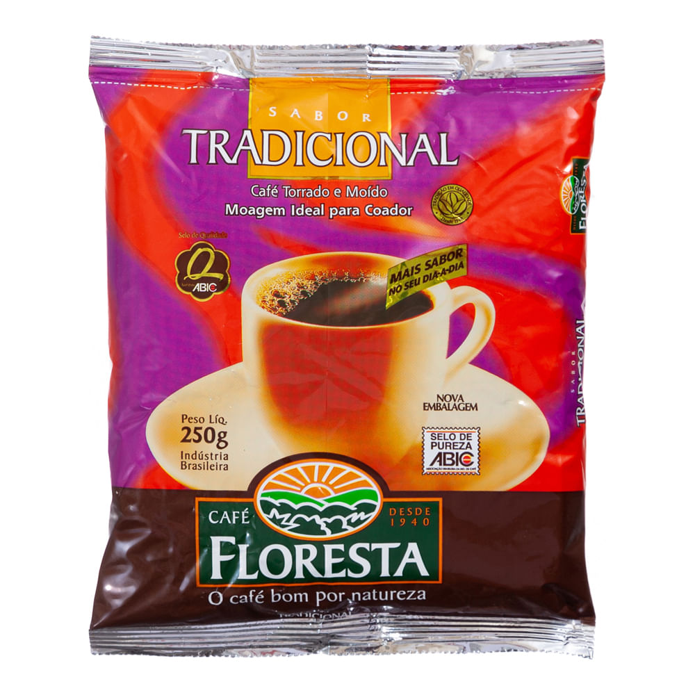 Café Floresta Torrado e Moído 250g Casa Santa Luzia