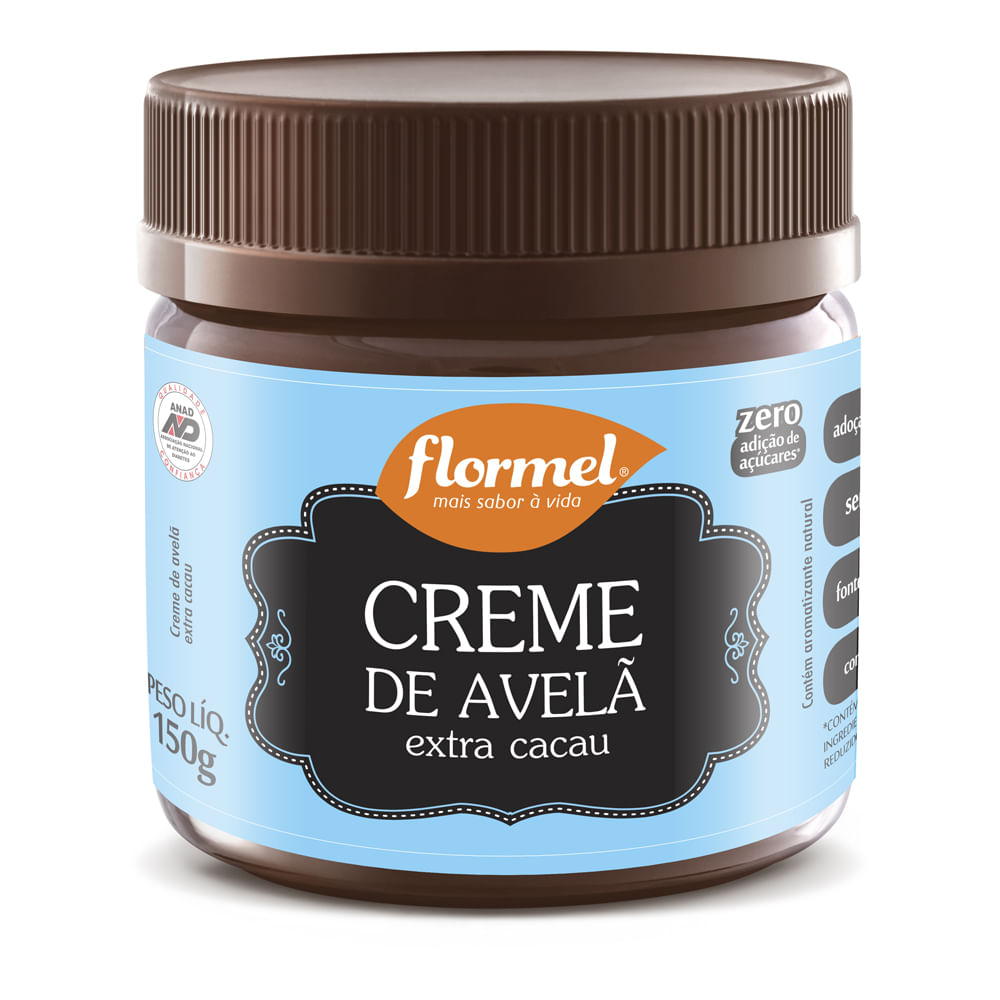 Creme De Avelã Extra Cacau Flormel 150g - Casa Santa Luzia