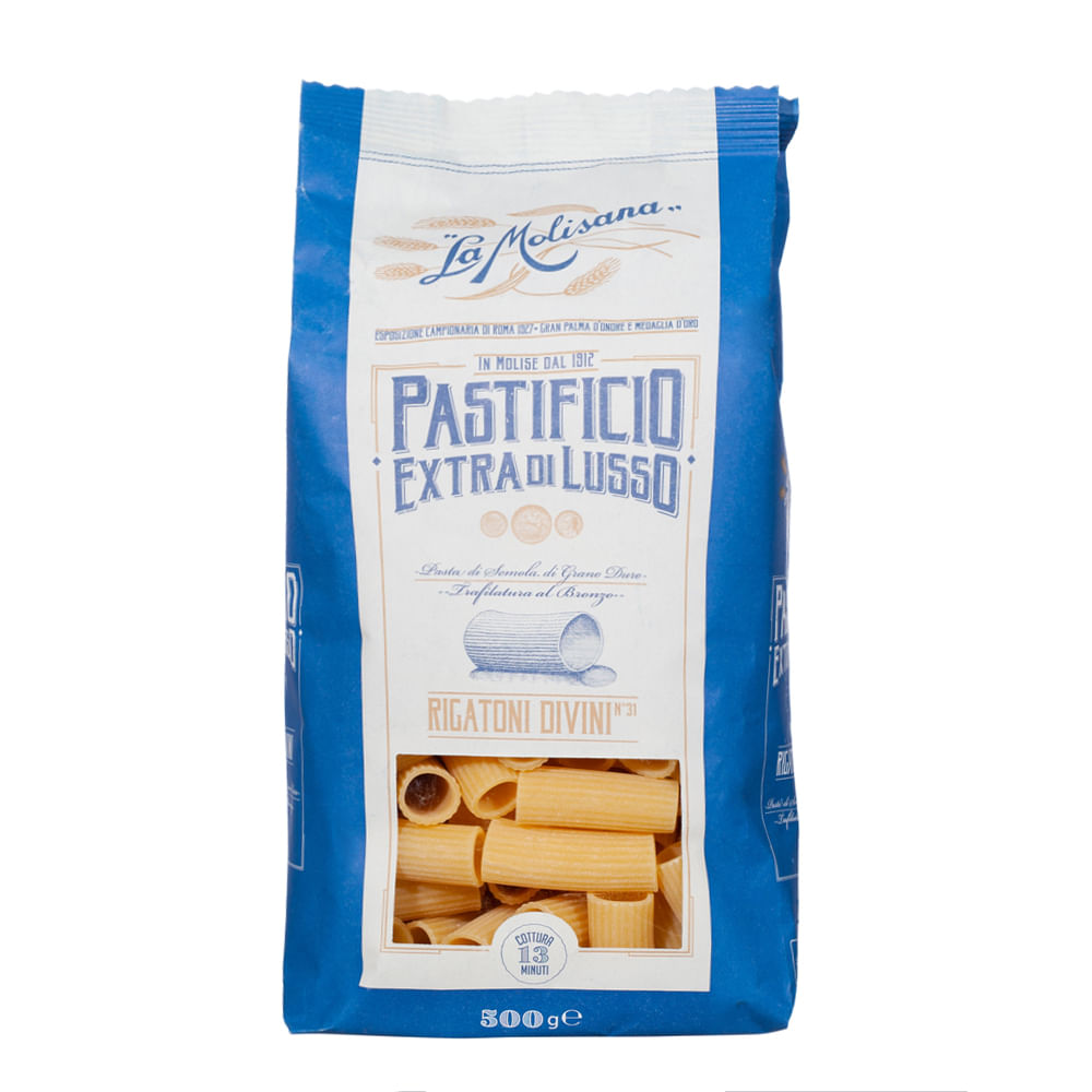 Macarrão Rigatoni Divini Extra Di Lusso La Molisana 500g Casa Santa Luzia 5794