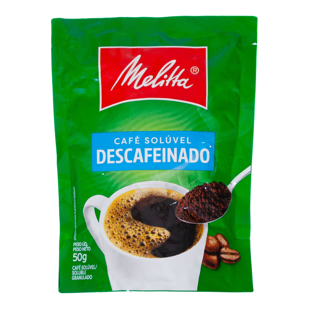 Café Solúvel Descafeinado Melitta 50g Casa Santa Luzia