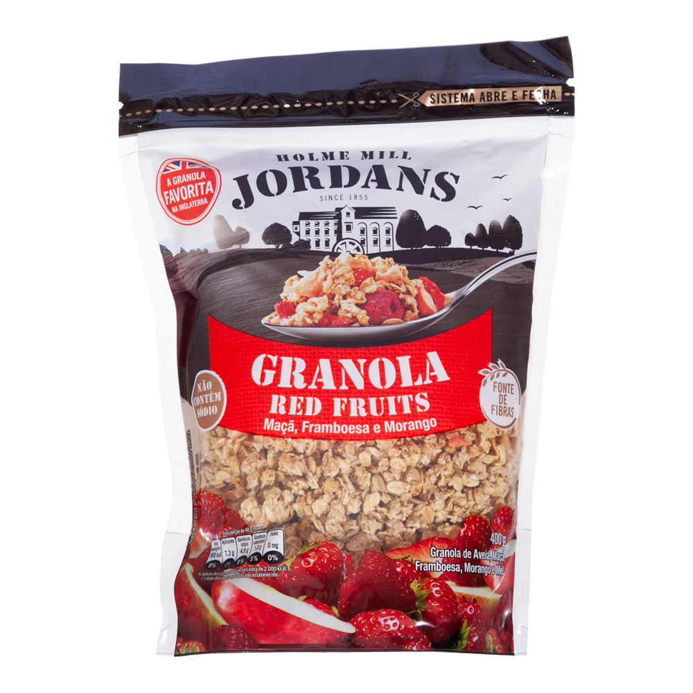 Granola Jordans Red Fruits 400g Casa Santa Luzia