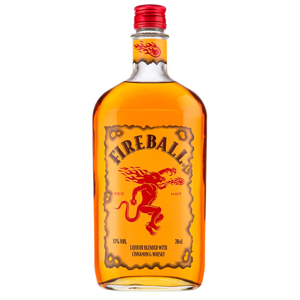 Licor Fireball Cinnamon Whisky 750ml Casa Santa Luzia