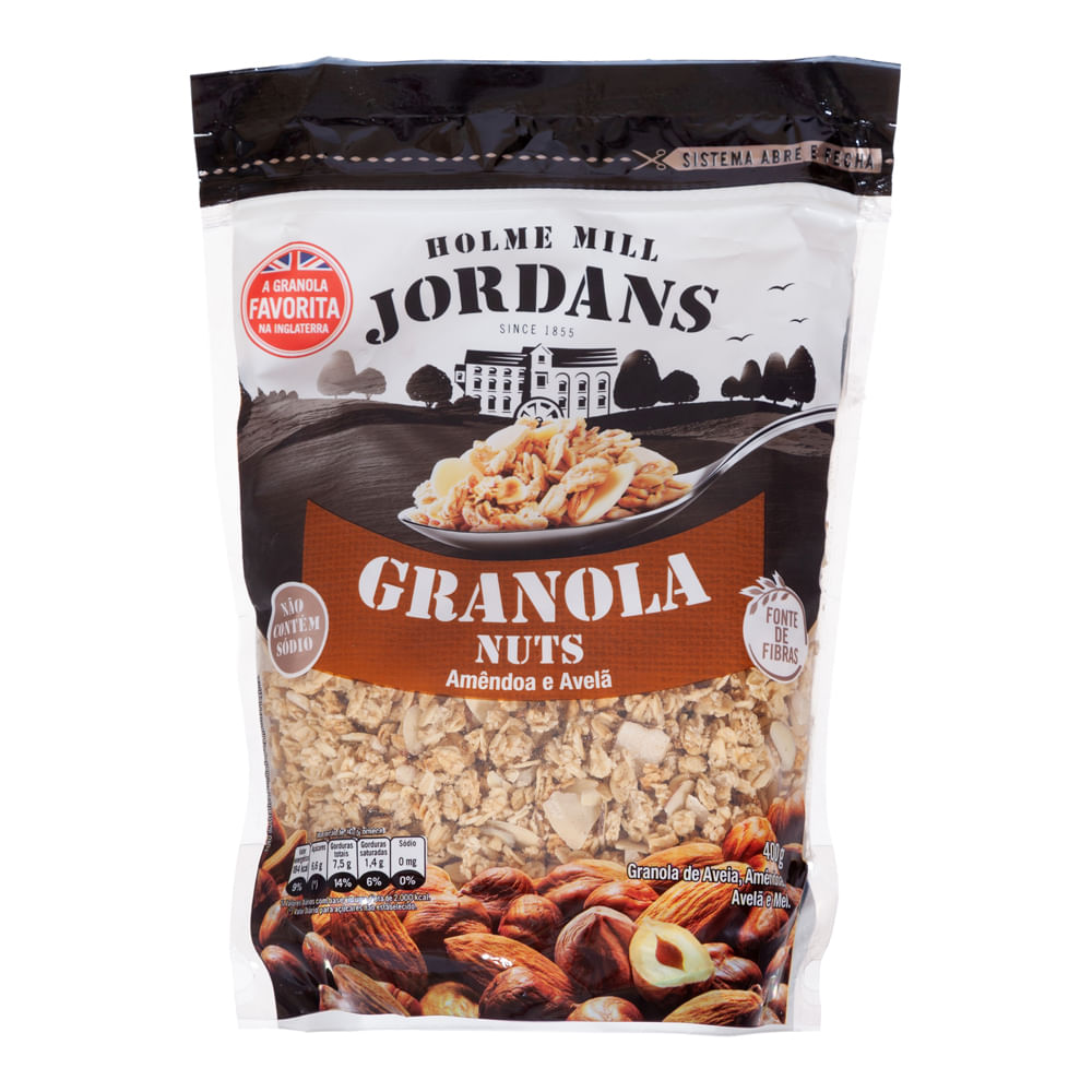 Granola Jordans Nuts 400g Casa Santa Luzia